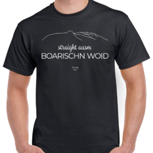 T-Shirt - straight ausm BOARISCHN WOID - Buam
